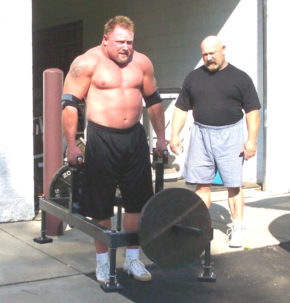 Chuck Vogelpohl with Louie Simmons Fitness Equipment 