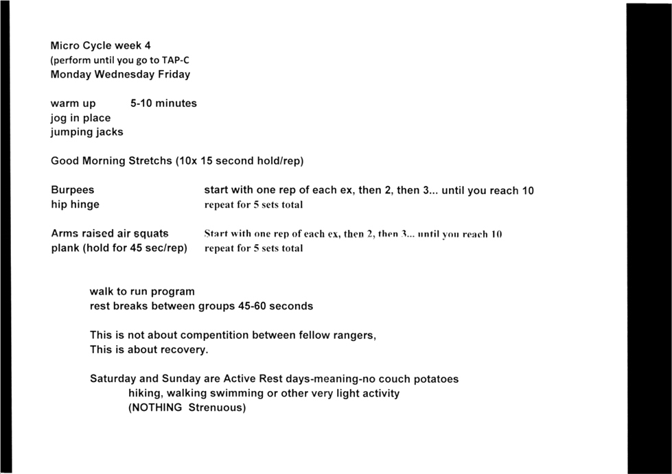 Week Four Fitness Equipment 